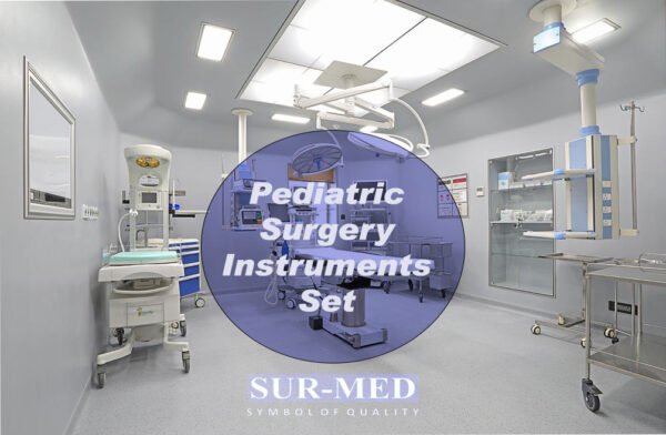 Pediatric Surgery Instruments Set.