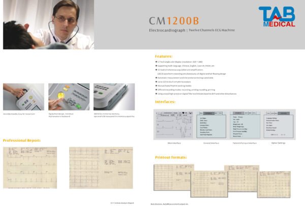 TAB-MEDICAL ECG 12, 6, 3 Channel - Image 11