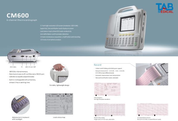 TAB-MEDICAL ECG 12, 6, 3 Channel - Image 9